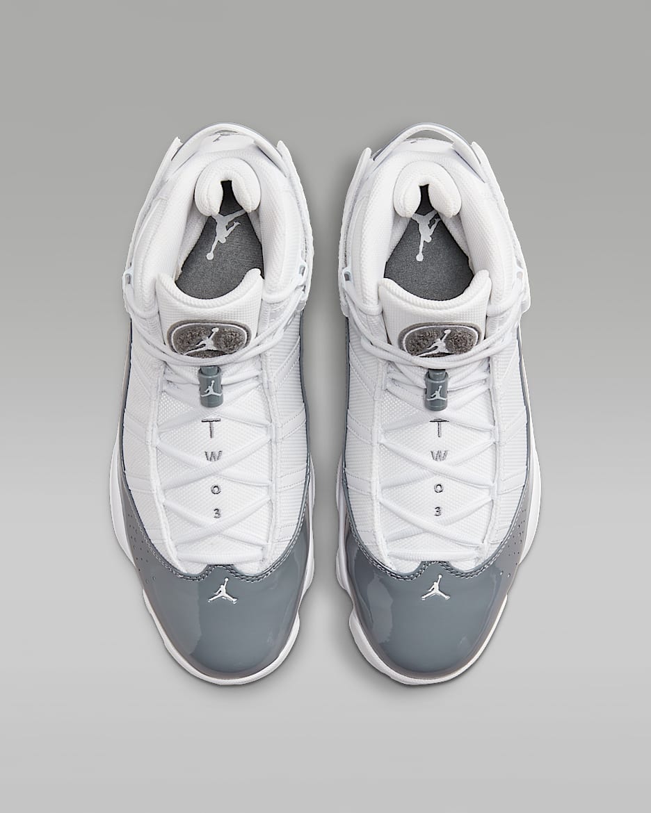 Air jordan 6 rings white top